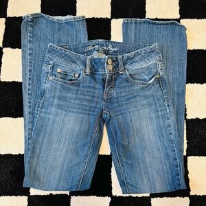 Vintage American Eagle Outfitters Artist Double Button Jeans Size 2